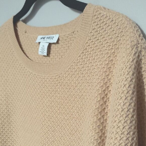 Nine West Light Tan Knit Top - Picture 3 of 6